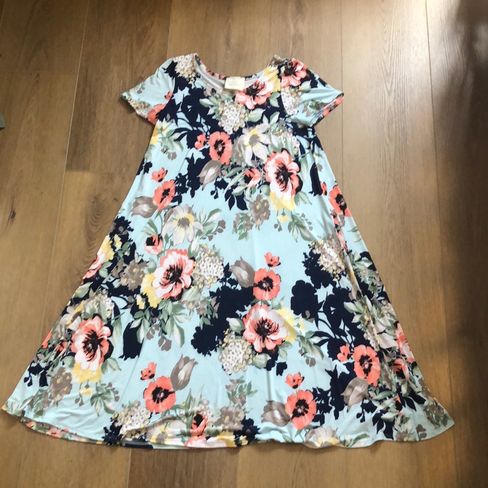 EUC Hyped Unicorn Floral Dress